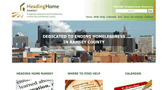 Desktop Screenshot of headinghomeramsey.org